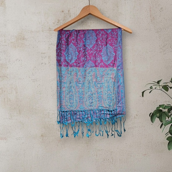 pashmina Accessories - Paisley Pashmina Scarf